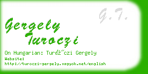 gergely turoczi business card